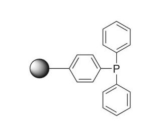 Triphenylphosphine, polymer-bound (CAS 39319-11-4) - chemical structure image