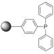 Triphenylphosphine, polymer-bound (CAS 39319-11-4) - chemical structure image