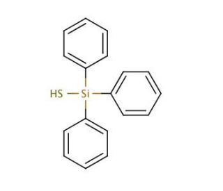 Triphenylsilanethiol (CAS 14606-42-9) - chemical structure image