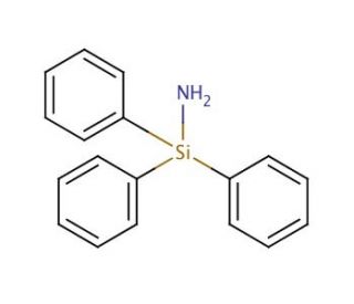 Triphenylsilylamine (CAS 4215-80-9) - chemical structure image