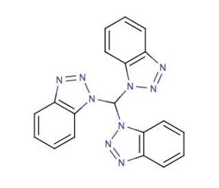 Tris-(1-benzotriazolyl)methane (CAS 88088-95-3) - chemical structure image