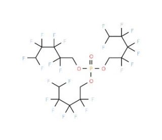 Tris(1H,1H,5H-octafluoropentyl) phosphate (CAS 355-86-2) - chemical structure image