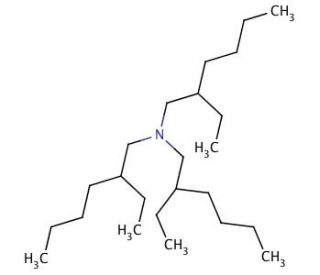 Tris(2-ethylhexyl)amine (CAS 1860-26-0) - chemical structure image