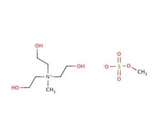 Tris(2-hydroxyethyl)methylammonium methylsulfate (CAS 29463-06-7) - chemical structure image
