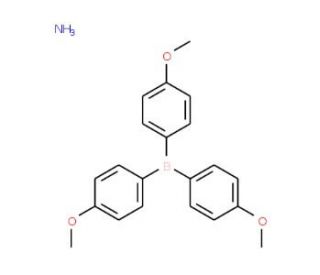 Tris(4-methoxyphenyl)borane ammonia complex (CAS 13549-38-7) - chemical structure image