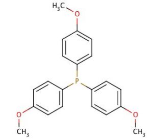 Tris(4-methoxyphenyl)phosphine (CAS 855-38-9) - chemical structure image