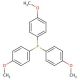 Tris(4-methoxyphenyl)phosphine (CAS 855-38-9) - chemical structure image