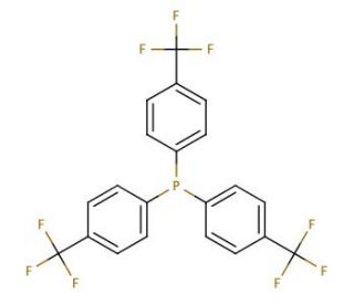 Tris(4-trifluoromethylphenyl)phosphine (CAS 13406-29-6) - chemical structure image