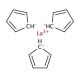 Tris(cyclopentadienyl)lanthanum(III) (CAS 1272-23-7) - chemical structure image