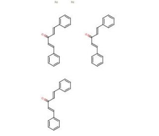 Tris(dibenzylideneacetone)dipalladium(0) (CAS 51364-51-3) - chemical structure image