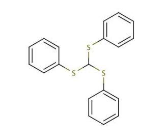 Tris(phenylthio)methane (CAS 4832-52-4) - chemical structure image