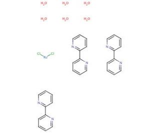 Tris(2,2&prime;-bipyridine)dichlororuthenium(II) hexahydrate (CAS 50525-27-4) - chemical structure image