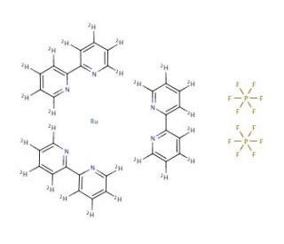 Tris(2,2&prime;-bipyridyl-d8)ruthenium(II) hexafluorophosphate (CAS 67573-02-8) - chemical structure image