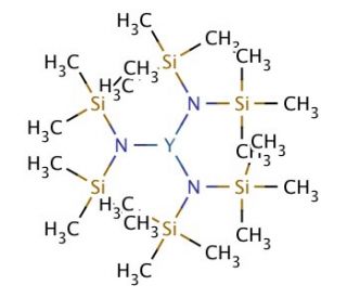 Tris[N,N-bis(trimethylsilyl)amide]yttrium (CAS 41836-28-6) - chemical structure image