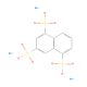 Trisodium naphthalene-1,3,5-trisulphonate (CAS 10533-44-5) - chemical structure image