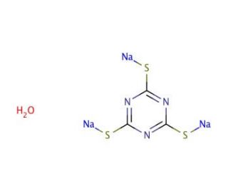 Trithiocyanuric acid trisodium salt (CAS 17766-26-6) - chemical structure image