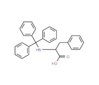 Trityl-L-phenylalanine (CAS 3226-92-4) - chemical structure image