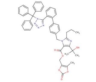 Trityl olmesartan medoxomil (CAS 144690-92-6) - chemical structure image