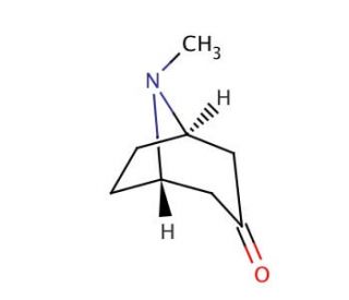 Tropinone (CAS 532-24-1) - chemical structure image