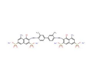 Trypan Blue (CAS 72-57-1) - chemical structure image 