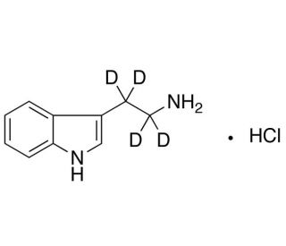 Tryptamine-d4 Hydrochloride (CAS 340257-60-5) - chemical structure image