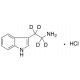 Tryptamine-d4 Hydrochloride (CAS 340257-60-5) - chemical structure image