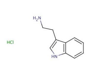 Tryptamine hydrochloride (CAS 343-94-2) - chemical structure image