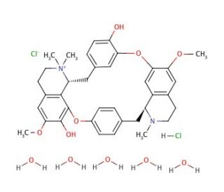(&plus;)-Tubocurarine chloride pentahydrate (CAS 6989-98-6) - chemical structure image