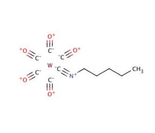 Tungsten(0) pentacarbonyl-N-pentylisonitrile (CAS 347145-09-9) - chemical structure image
