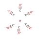 Tungsten hexacarbonyl (CAS 14040-11-0) - chemical structure image