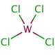 Tungsten(IV) chloride (CAS 13470-13-8) - chemical structure image