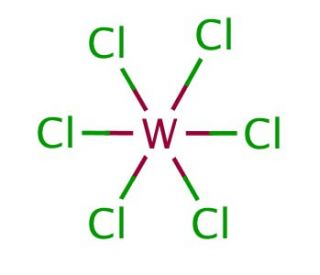 Tungsten(VI) chloride (CAS 13283-01-7) - chemical structure image