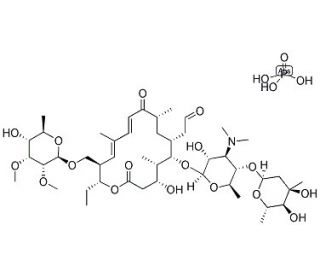 Tylosin phosphate (CAS 1405-53-4) - chemical structure image