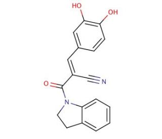 Tyrphostin AG 528 - chemical structure image