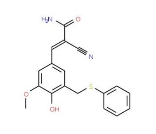 Tyrphostin AG 658 - chemical structure image