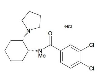 U-54494A hydrochloride (CAS 112465-94-8) - chemical structure image