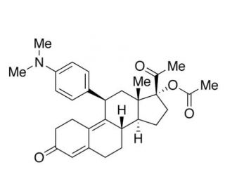 Ulipristal Acetate (CAS 126784-99-4) - chemical structure image