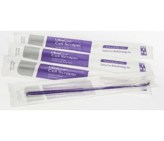 Packaged UltraCruz&reg; Cell Scrapers, 39cm, sterile, 100/case, arrive individually wrapped for sterility, ensuring optimal sa 