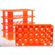 UltraCruz® Centrifuge Tube Rack, Orange, 5/pk: sc-201743 with a mix of well sizes, providing versatile tube 