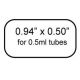 UltraCruz® Cryogenic Labels 0.94 x 0.50" 2,380/pk: sc-358853: High-quality cryogenic labels providing dependable sample id 