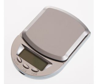 UltraCruz&reg; Mini Lab Balance is shown with batteries and is compact, making it perfect for use in laboratories with limited 