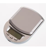 UltraCruz&reg; Mini Lab Balance is shown with batteries and is compact, making it perfect for use in laboratories with limited