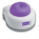 UltraCruz® Mini Vortex Mixer, A Plug, Purple, featuring a compact design with a vibrant purple top. For laboratory applica 