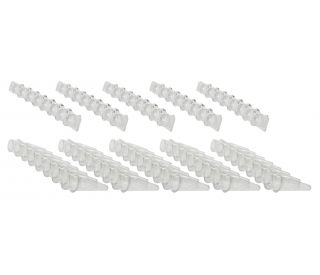 UltraCruz&reg; PCR Tubes & Capstrips, 0.2 ml, 120/case: Clear, individual PCR tubes with attached cap strips ensure secure sam 