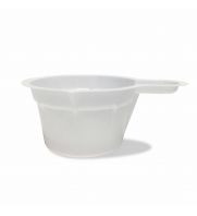 UltraCruz&reg; Weigh Boat with Handle, 40 ml, white, 500/pack displayed in a clean side view, perfect for safely measuring pow