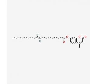 Umbelliferyl oleate (CAS 131549-73-0) - chemical structure image