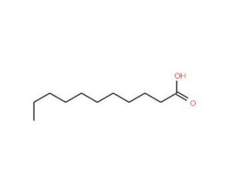 Undecanoic acid (CAS 112-37-8) - chemical structure image