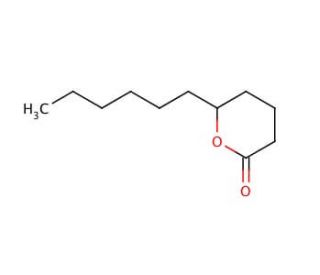 Undecanoic &delta;-lactone (CAS 710-04-3) - chemical structure image