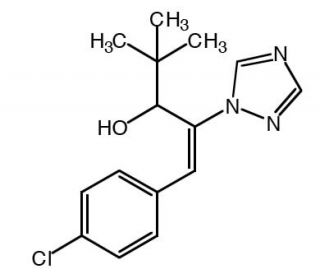 Uniconazole (CAS 83657-22-1) - chemical structure image