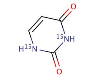 Uracil-15N2 (CAS 5522-55-4) - chemical structure image